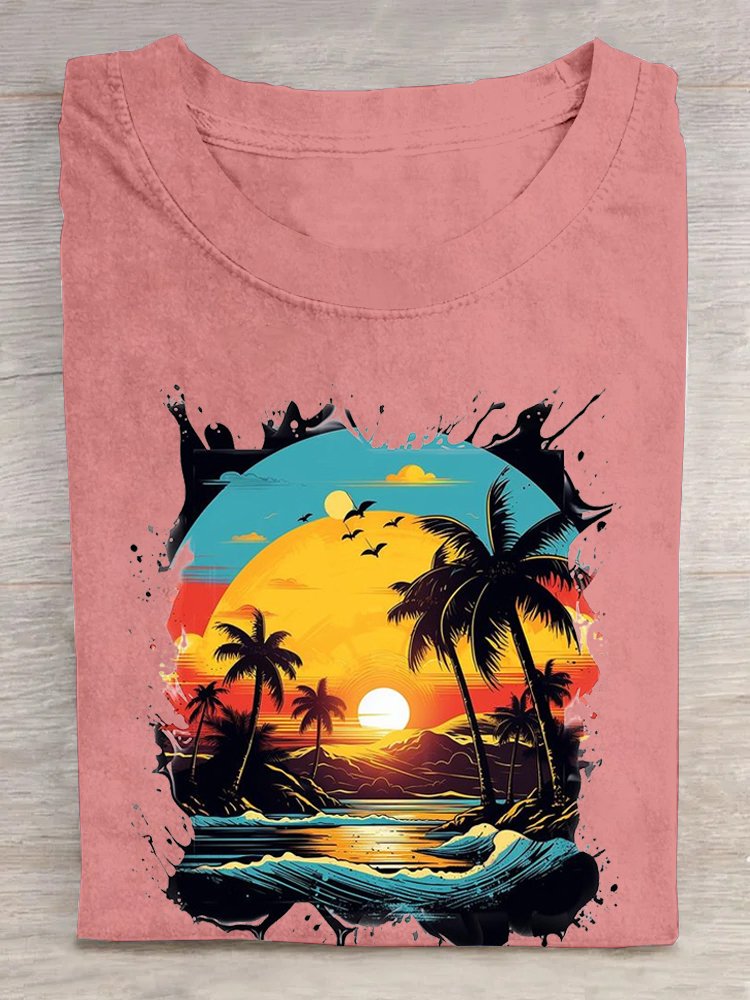 Scenery Casual Loose T-Shirt