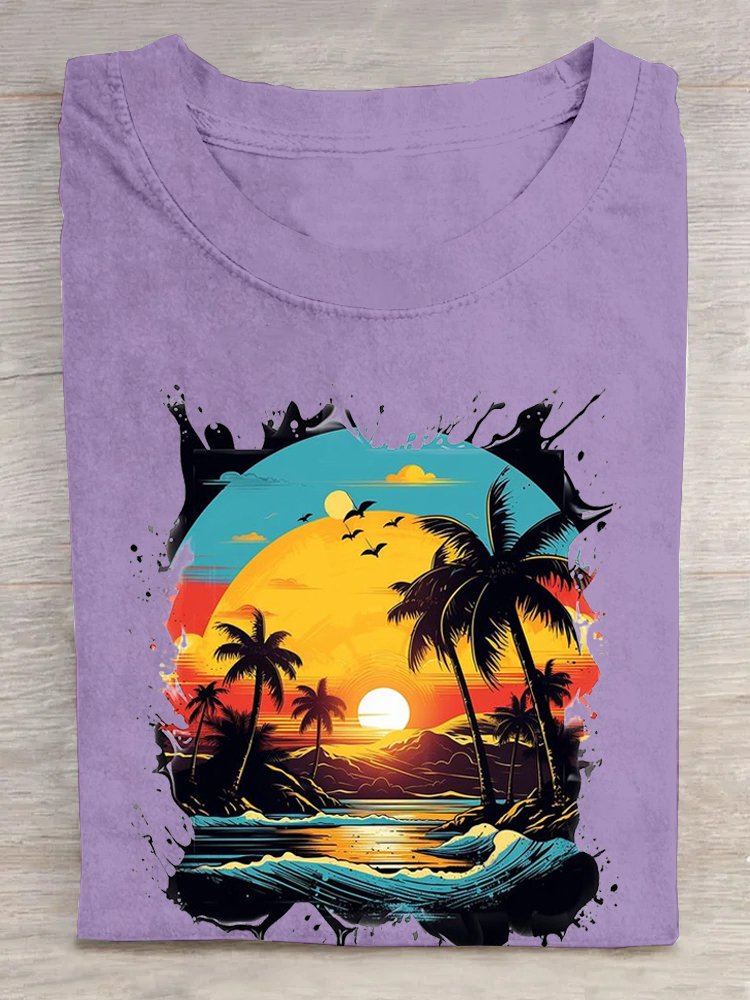 Scenery Casual Loose T-Shirt