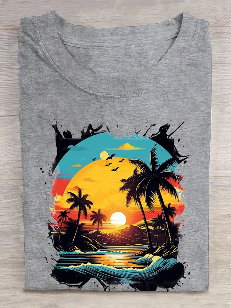 Scenery Casual Loose T-Shirt