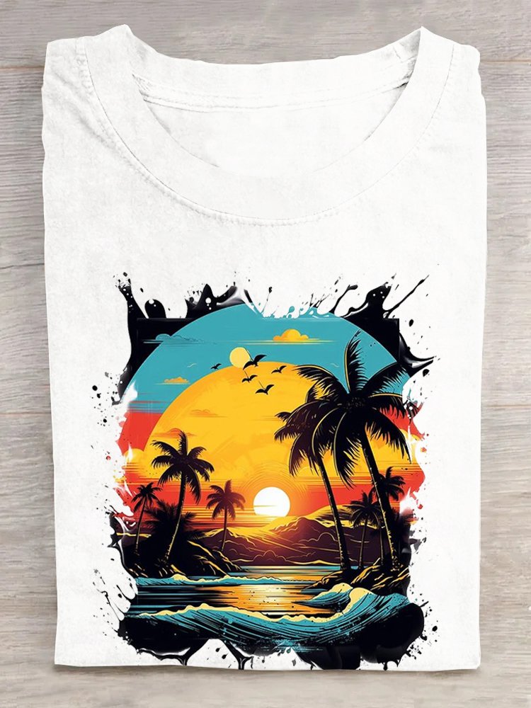 Scenery Casual Loose T-Shirt