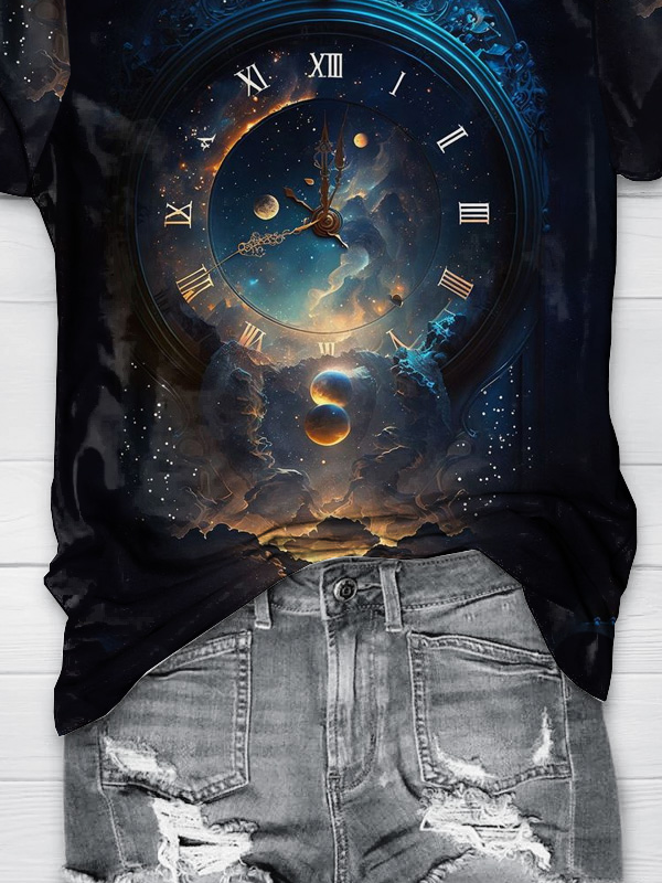 Abstract Time is priceless Casual T-Shirt