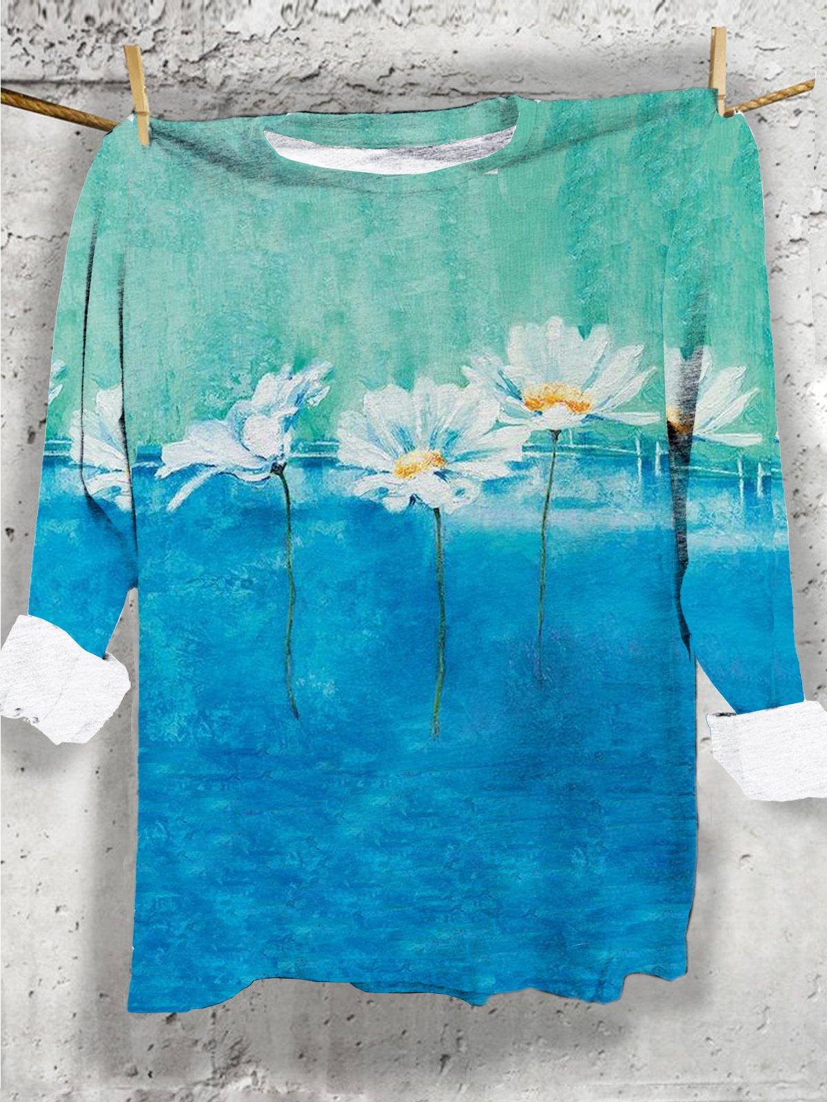 Jersey Floral Casual T-Shirt