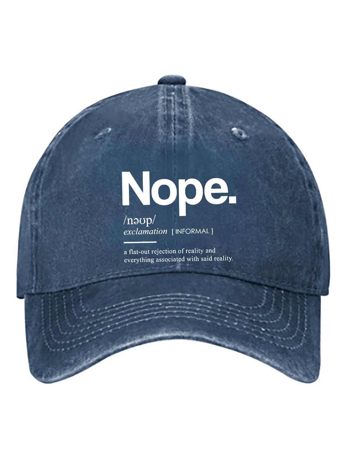 NOPE ART PRINT Baseball cap