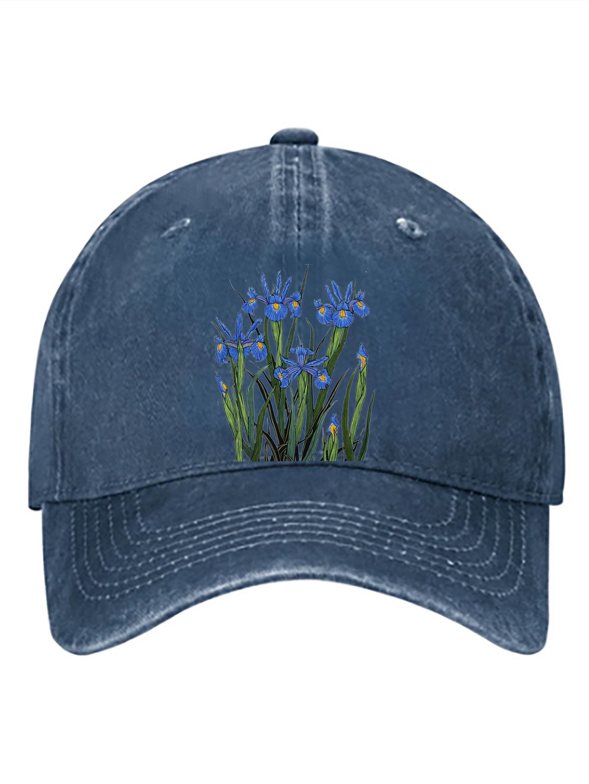 Floral pure cotton baseball cap