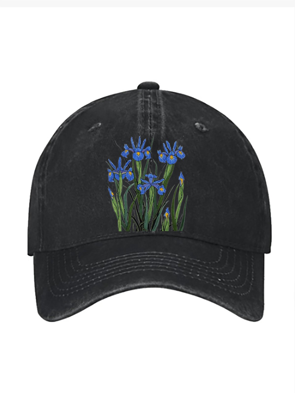 Floral pure cotton baseball cap