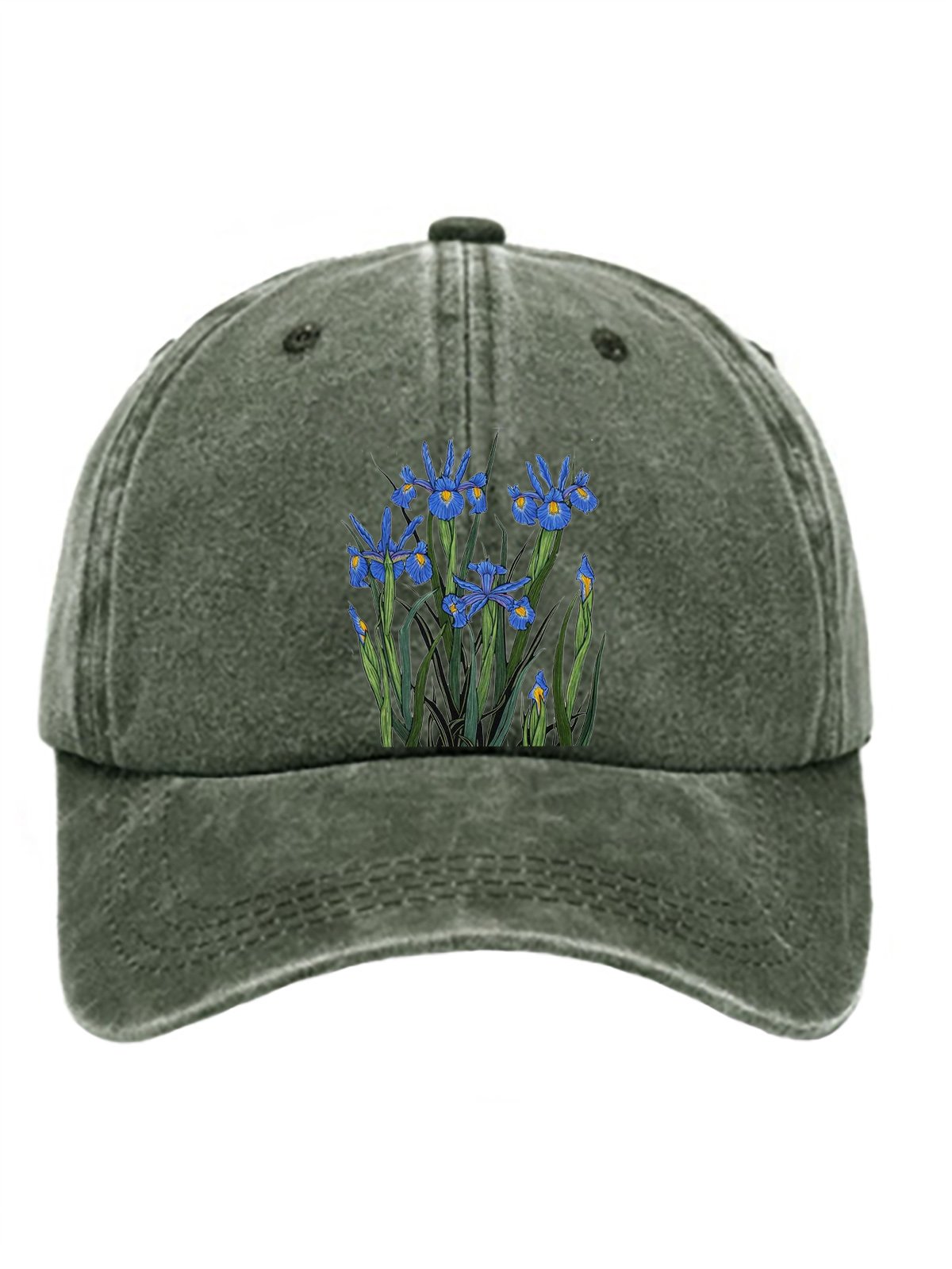 Floral pure cotton baseball cap