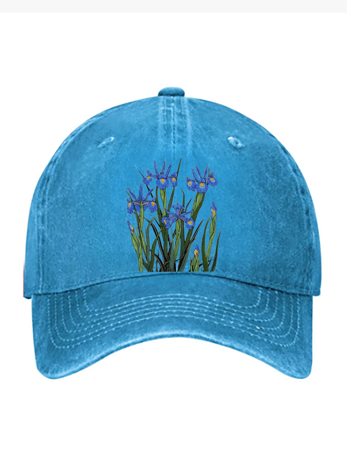 Floral pure cotton baseball cap