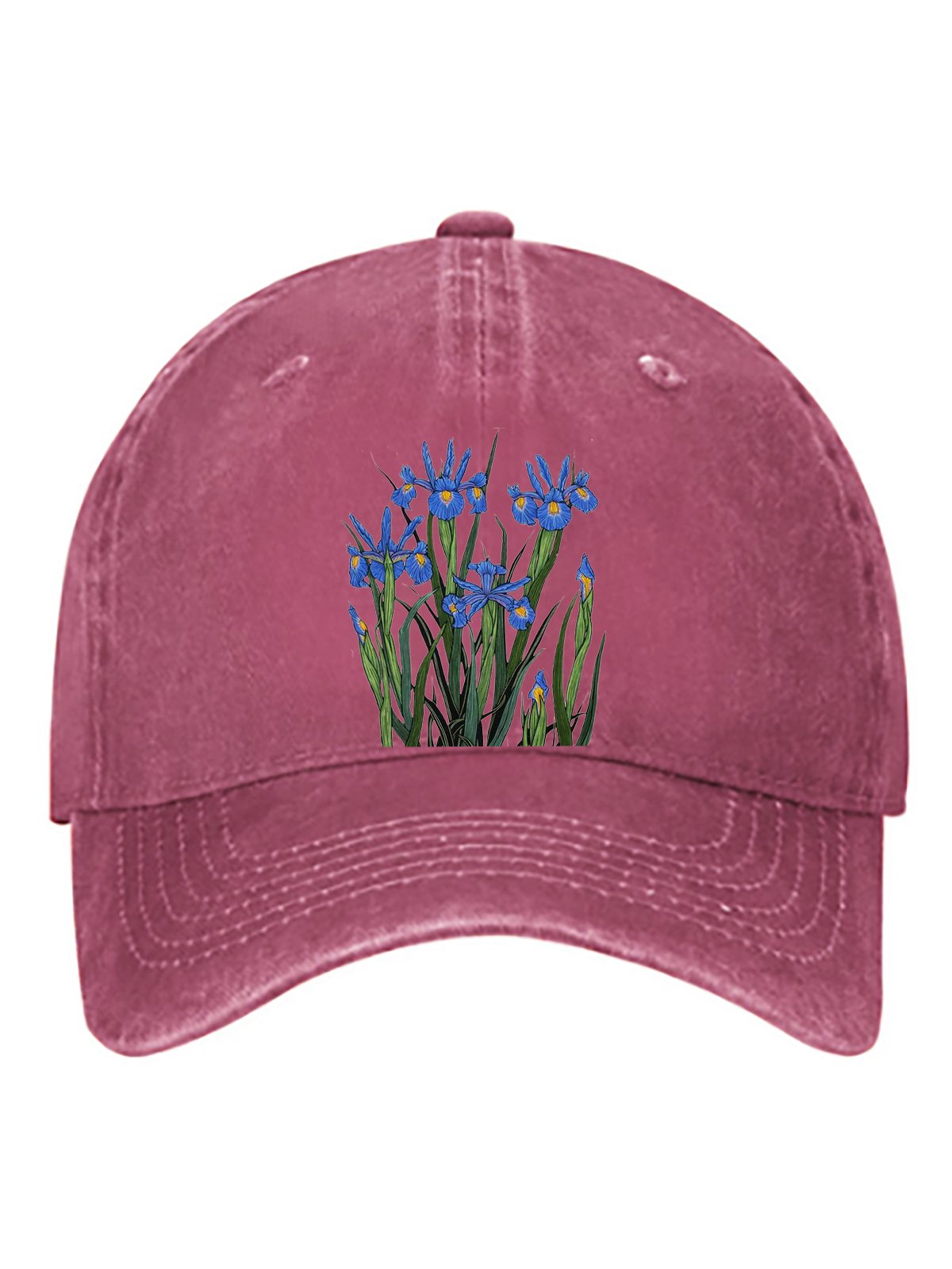 Floral pure cotton baseball cap