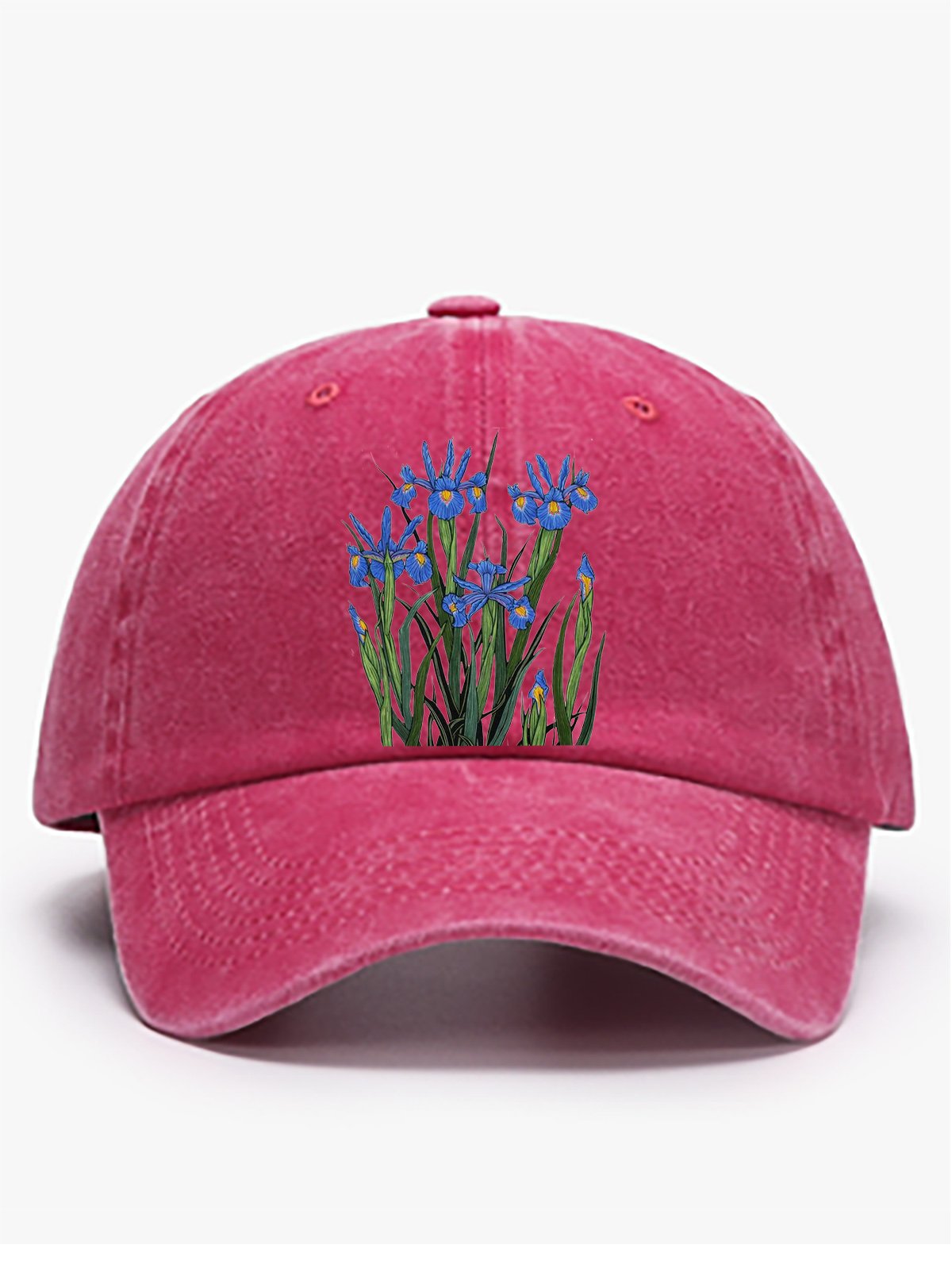 Floral pure cotton baseball cap