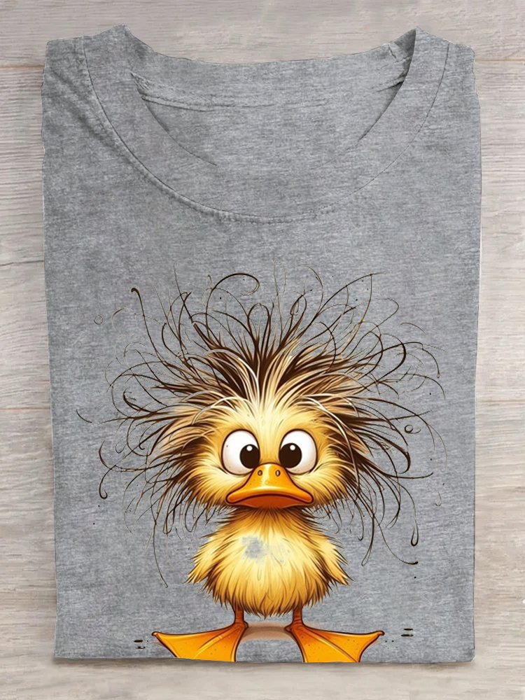 Loose Duck Cotton Casual T-Shirt