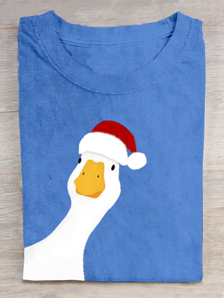 Casual Cotton Duck Loose T-Shirt