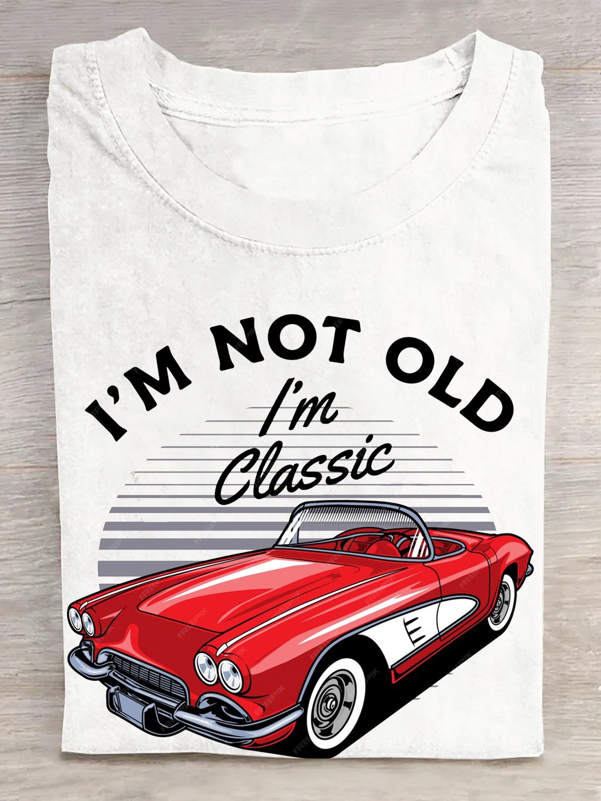 SINCE VINTAGE STYLE 1960 I'M NOT OLD I'm Classic E RAPIK Cotton Casual Loose T-Shirt