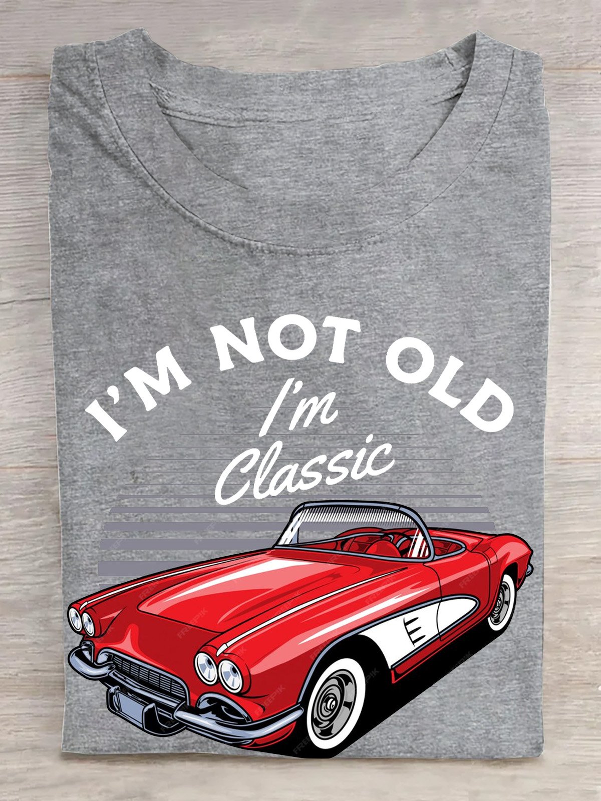 SINCE VINTAGE STYLE 1960 I'M NOT OLD I'm Classic E RAPIK Cotton Casual Loose T-Shirt