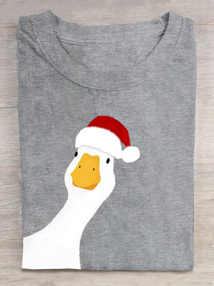 Casual Cotton Duck Loose T-Shirt