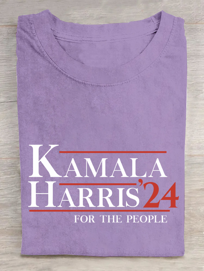 Kamala Harris 24 For The People Cotton T-Shirt