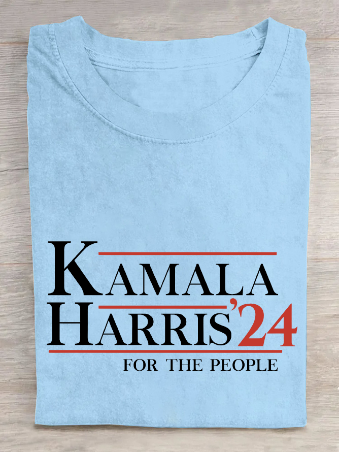 Kamala Harris 24 For The People Cotton T-Shirt