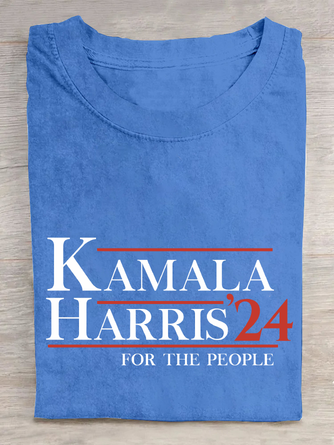 Kamala Harris 24 For The People Cotton T-Shirt