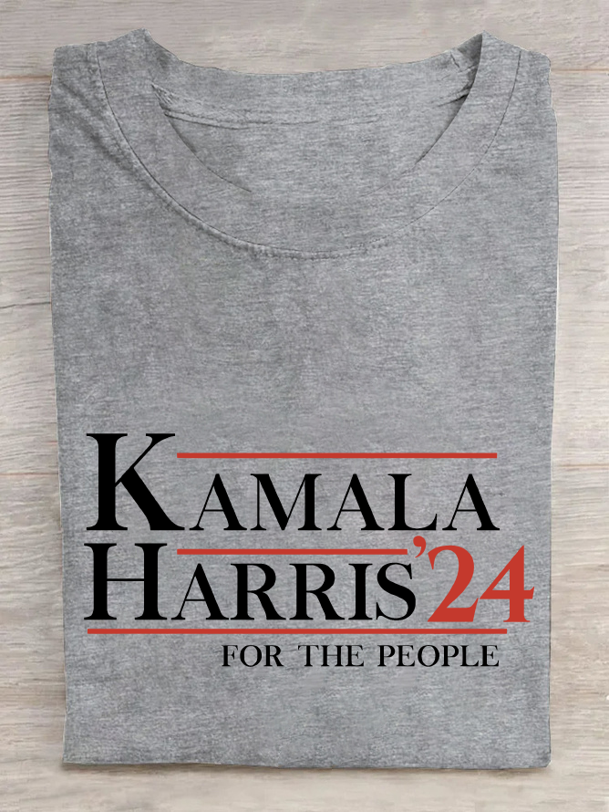 Kamala Harris 24 For The People Cotton T-Shirt