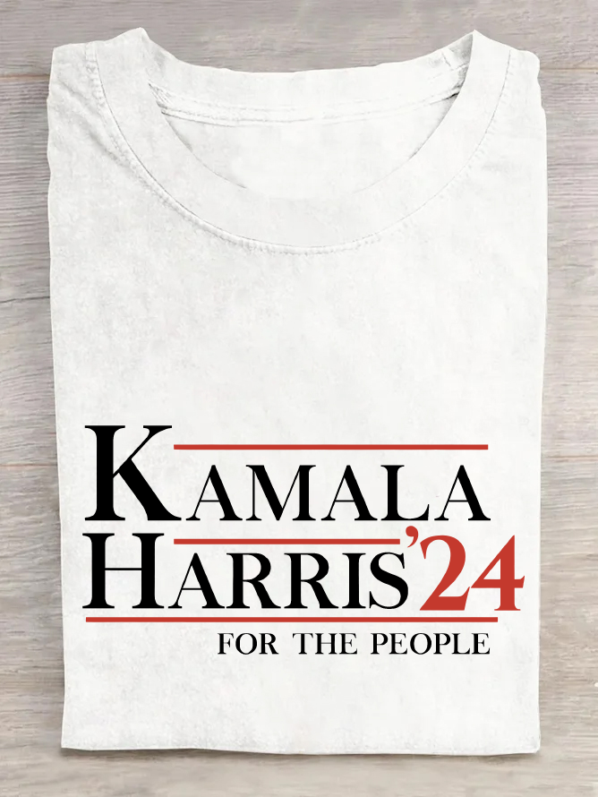 Kamala Harris 24 For The People Cotton T-Shirt