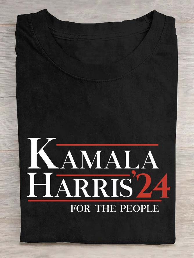 Kamala Harris 24 For The People Cotton T-Shirt