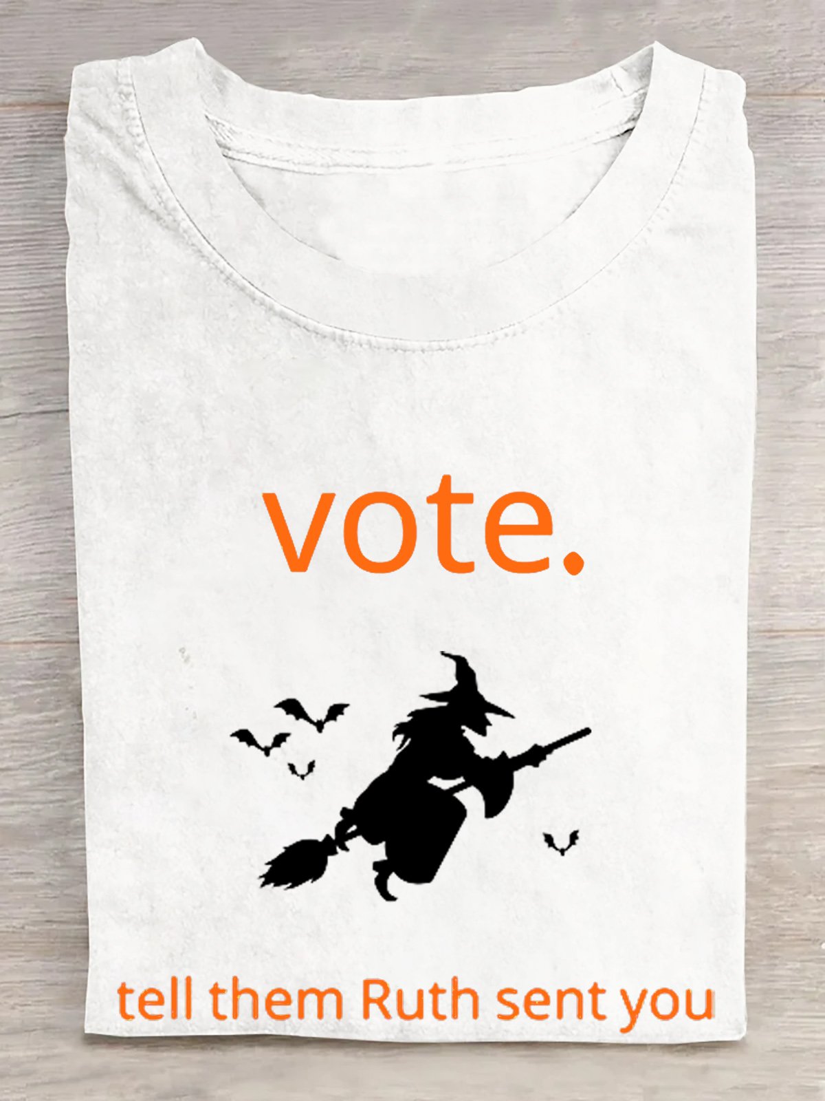 Cotton Halloween Women's Vote  T-Shirt