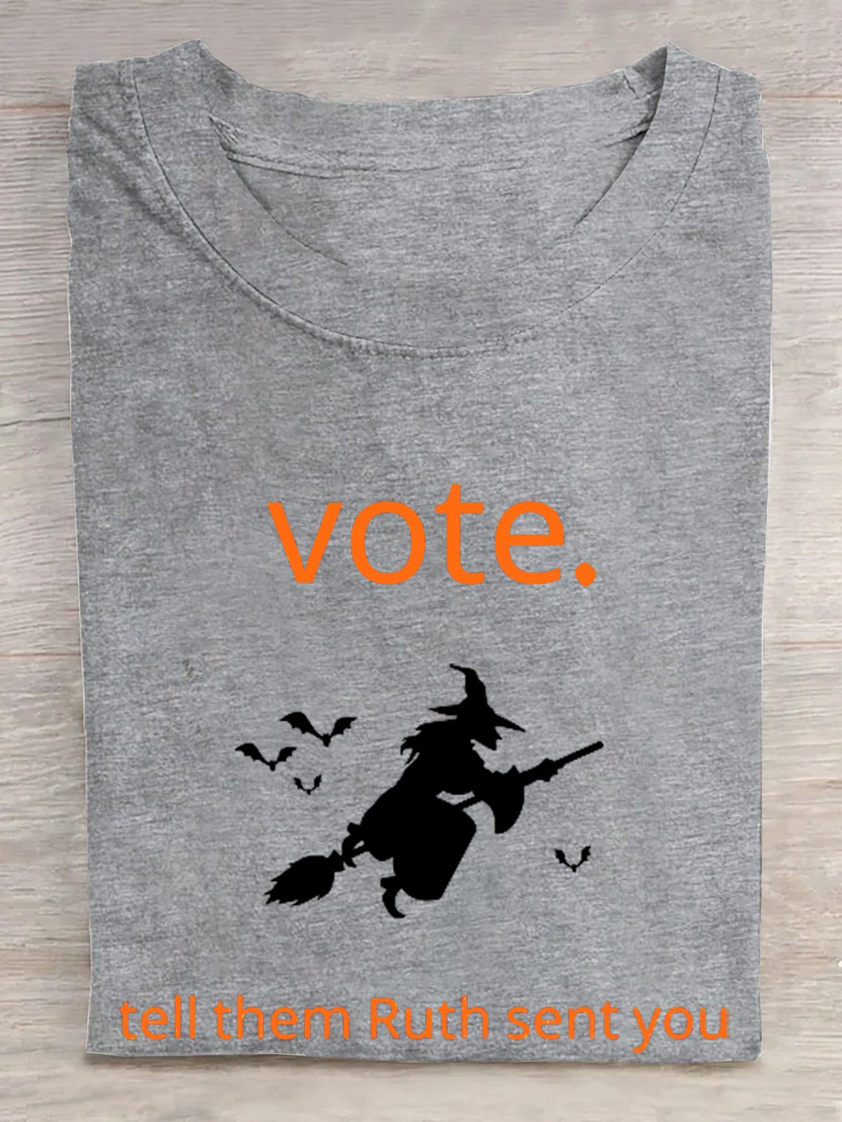 Cotton Halloween Women's Vote  T-Shirt