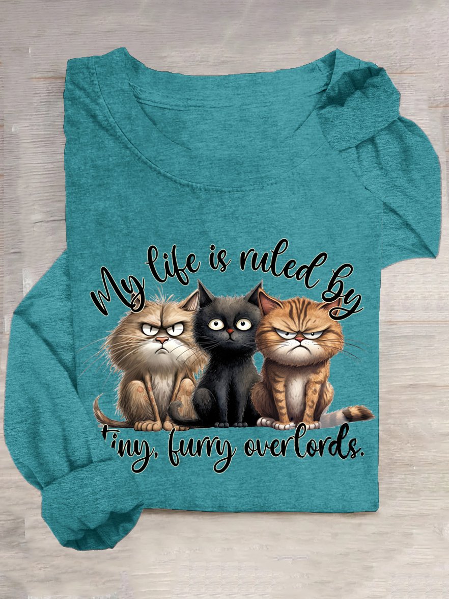 Cat Casual Cotton-Blend T-Shirt