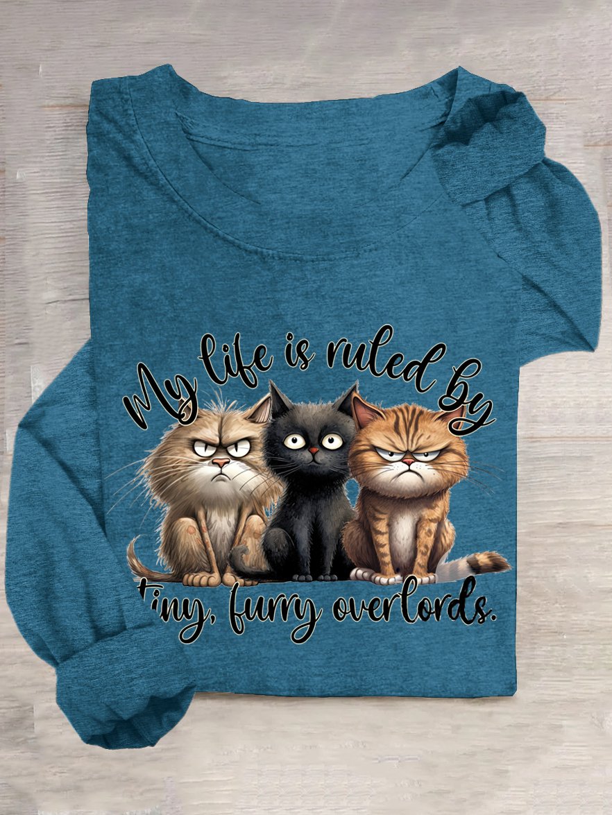 Cat Casual Cotton-Blend T-Shirt