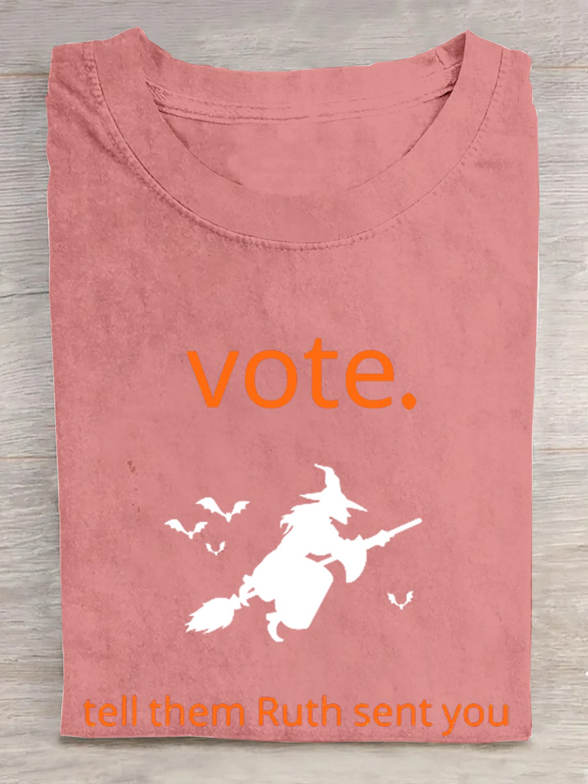 Cotton Halloween Women's Vote  T-Shirt