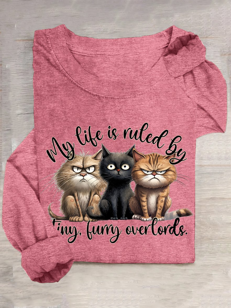 Cat Casual Cotton-Blend T-Shirt