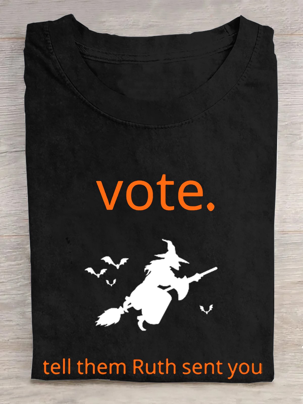 Cotton Halloween Women's Vote  T-Shirt