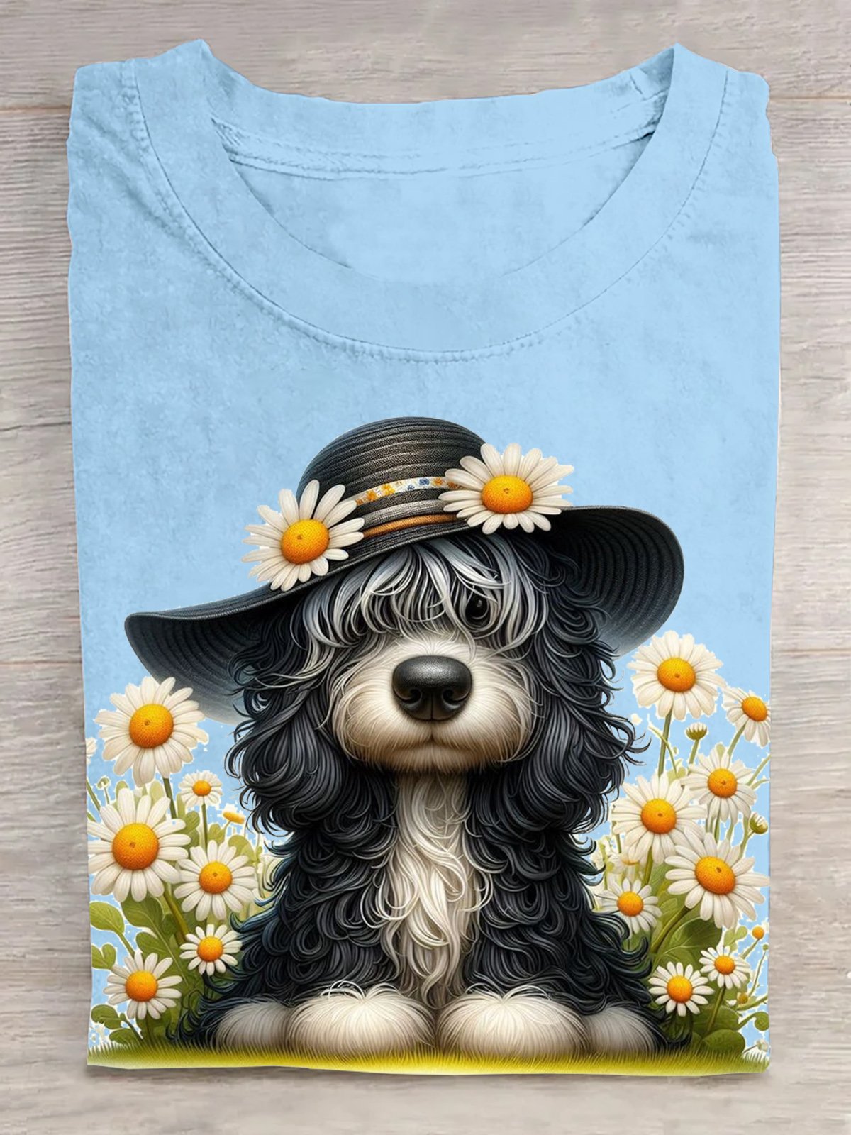 Small Daisy Dog Casual T-Shirt