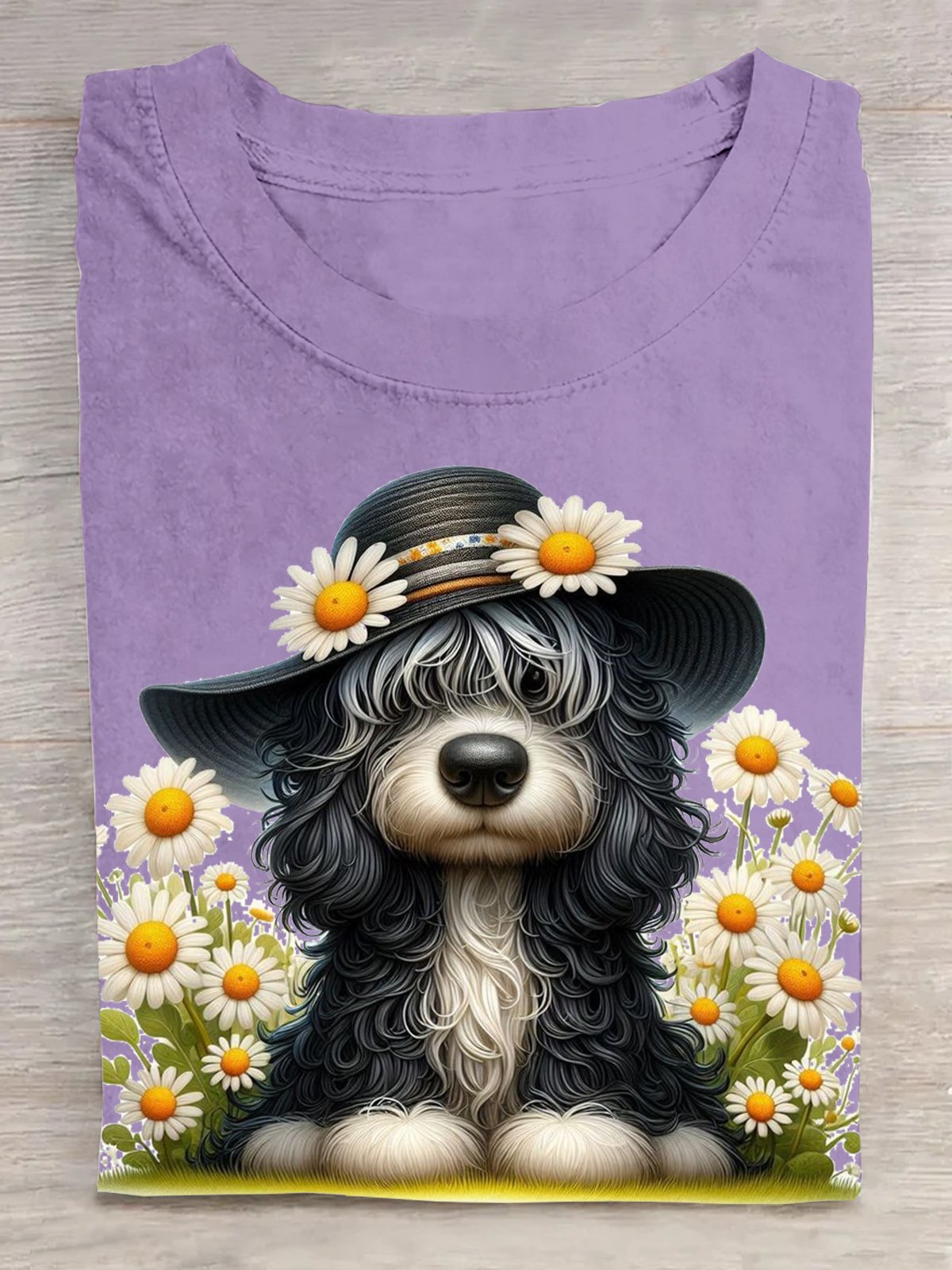 Small Daisy Dog Casual T-Shirt