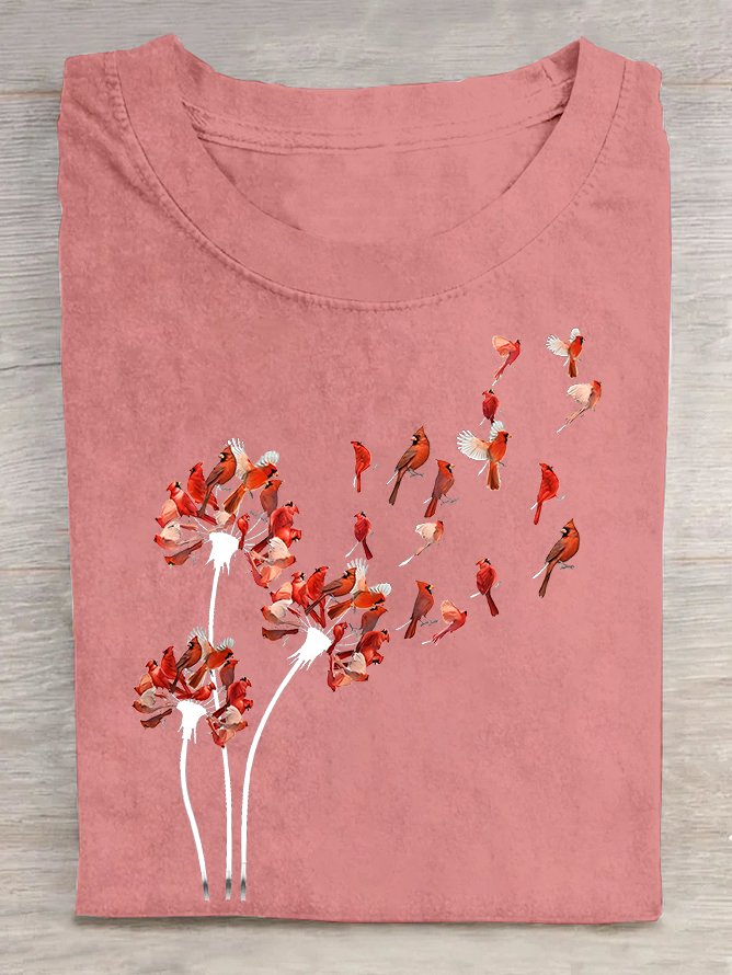 Red Cardinal Cotton T-shirt