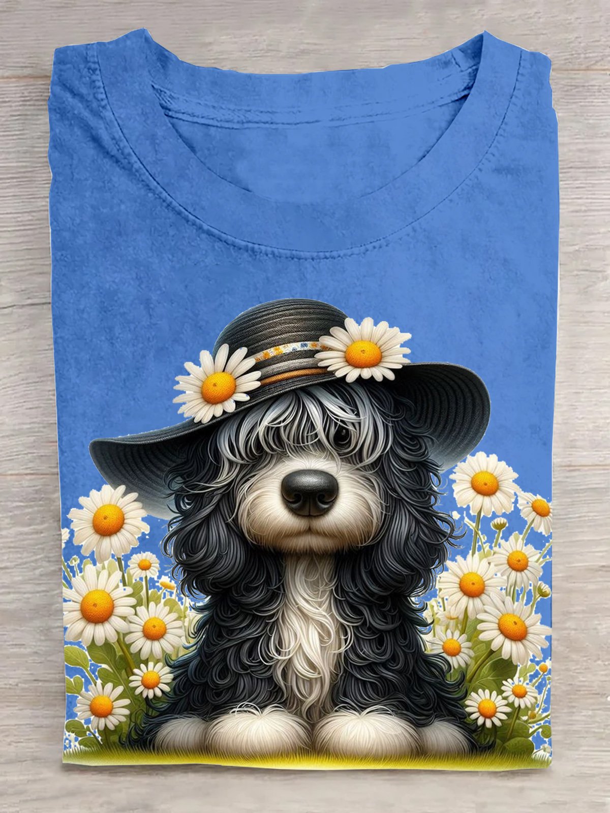 Small Daisy Dog Casual T-Shirt