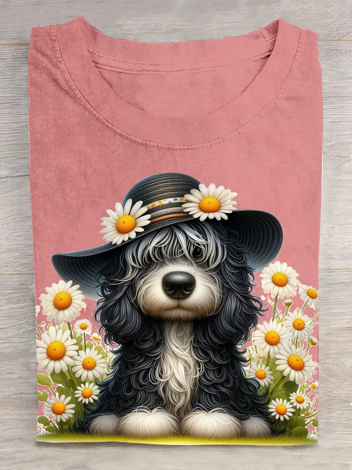 Small Daisy Dog Casual T-Shirt