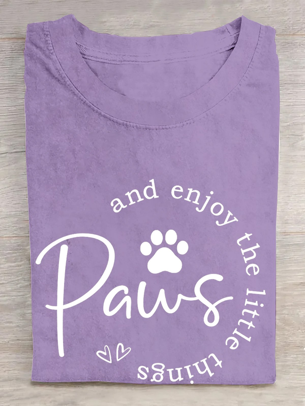 Cotton Paws And Enjoy The Little Things T-Shirt