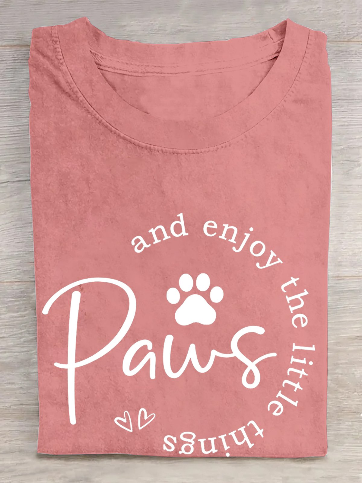 Cotton Paws And Enjoy The Little Things T-Shirt