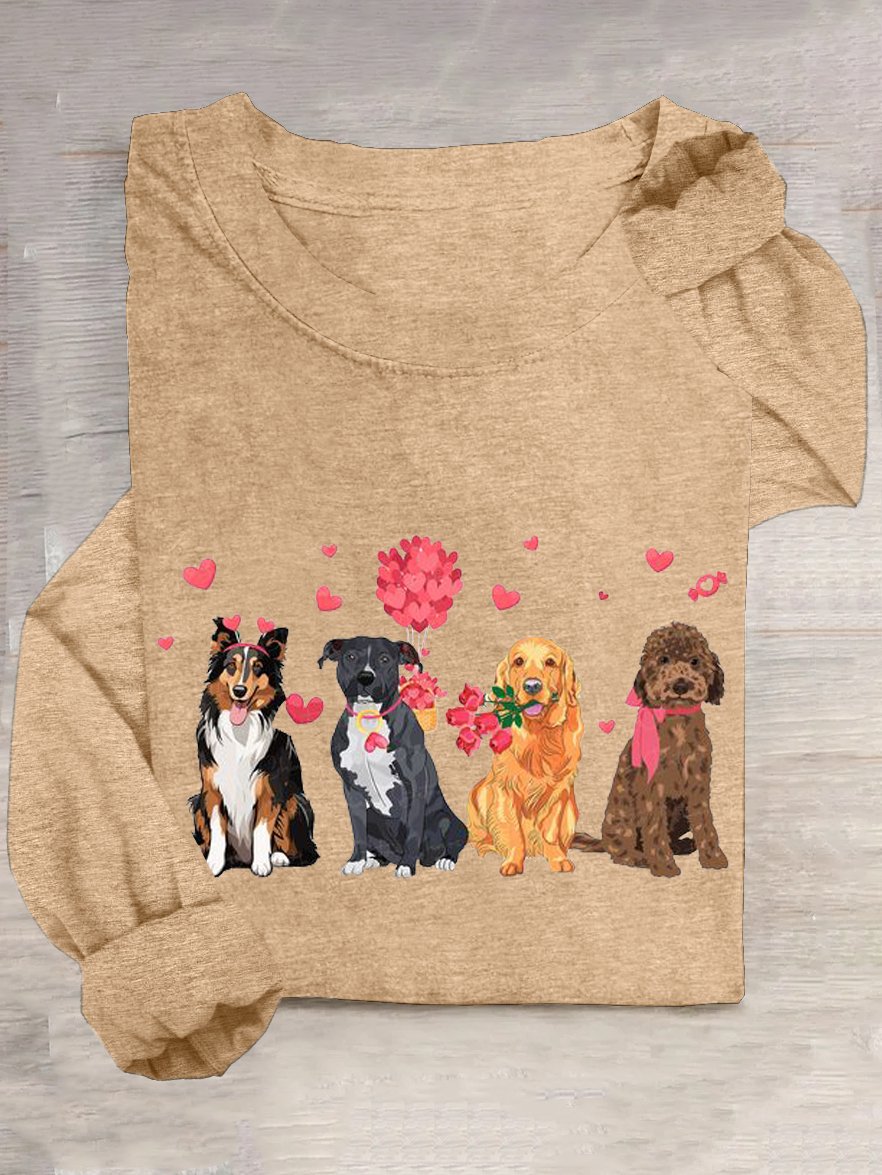 Casual Dog Cotton-Blend T-Shirt