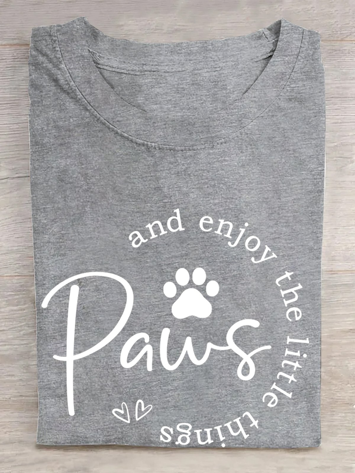 Cotton Paws And Enjoy The Little Things T-Shirt