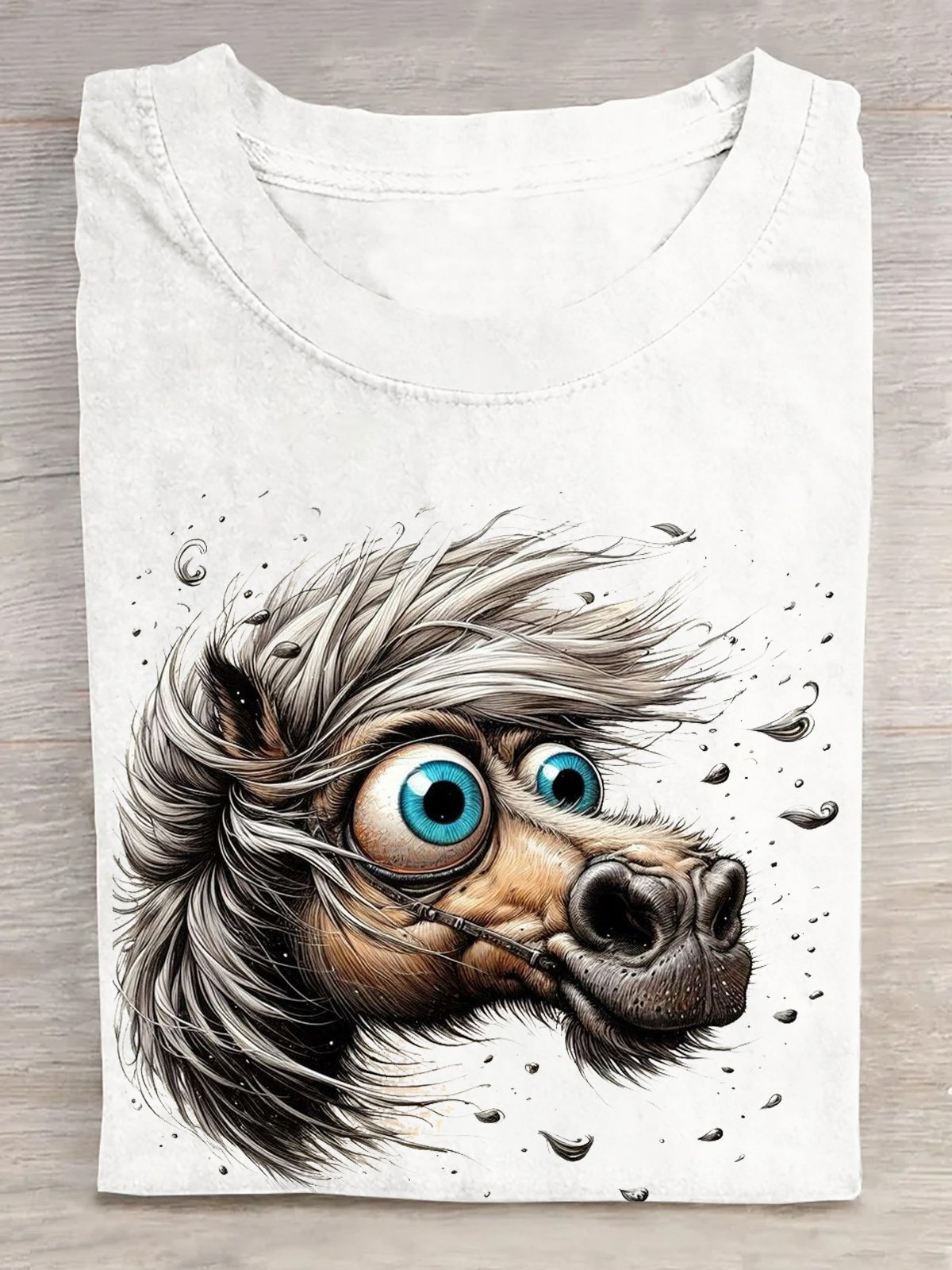 Horse Casual Loose T-Shirt